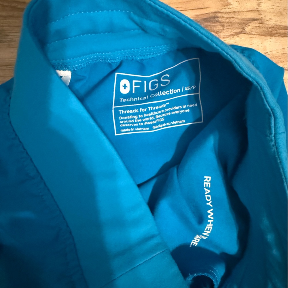 Figs Extreme Blue XS scrub set - Picture 7 of 9